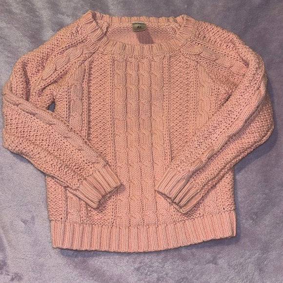 Carter's Other - Carter’s Toddler Girl’s Thick Cable Knit Pastel Pink Pullover Sweater Size 4T
